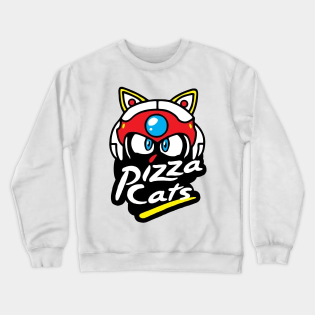 Pizza Cats Crewneck Sweatshirt by Daletheskater